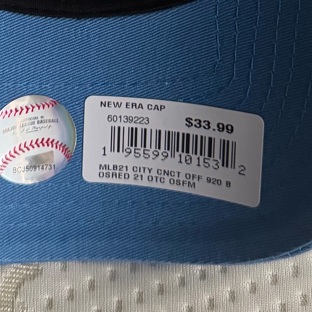 Boston Red Sox New Era Light City Connect Blue Baseball Cap - Picture 4 of 4